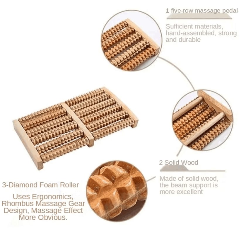 Wooden Foot Massager
